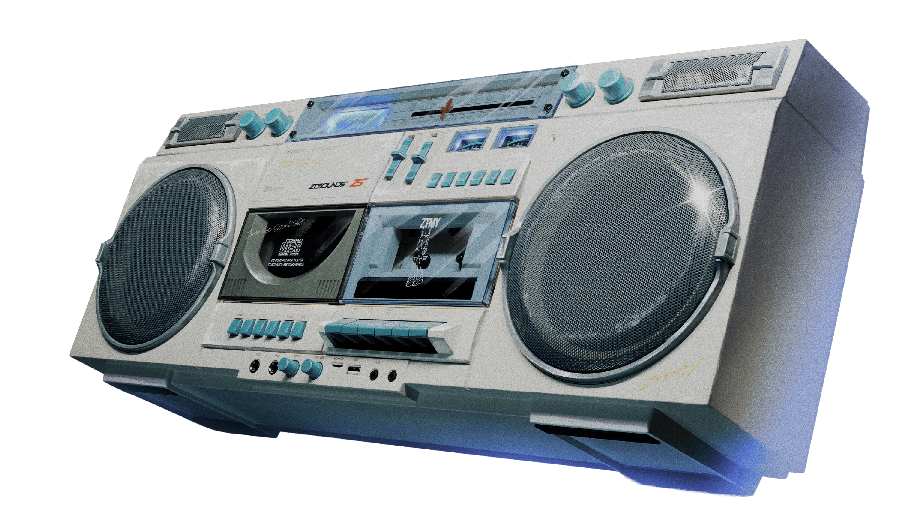 SCR-B9(Z) Bluetooth CD Radio-Cassette Recorder